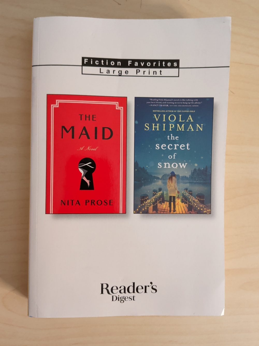 The Maid Secret Of Snow Reader's Digest Fiction Favorites Large Print